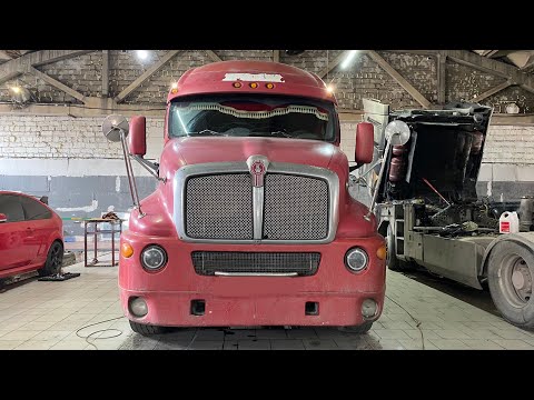 Видео: Двигатель Cummins N14 полный капитальный ремонт. Kenworth T2000. Двс Камминс н14 Celect Plus