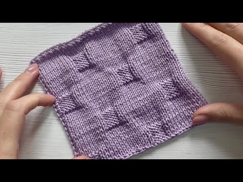 Видео: Проще не бывает. Простой узор спицами. Только лицевой и изнаночные. Узор для свитера, кофточки…