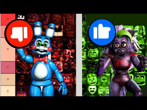 Видео: МОИ ЛЮБИМЫЕ АНИМАТРОНИКИ! Tiar List