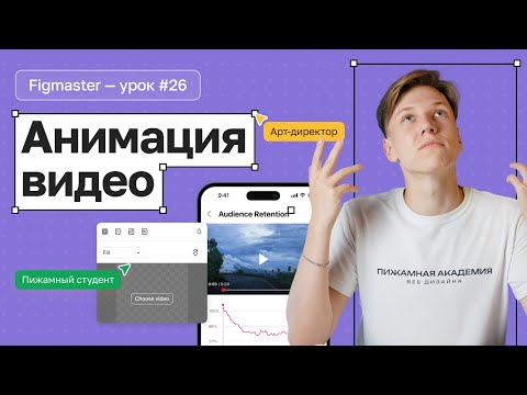 Видео: №26 Как работает видео в Figma? | Создаем анимацию видео в Figma | Полный, бесплатный курс по Figma