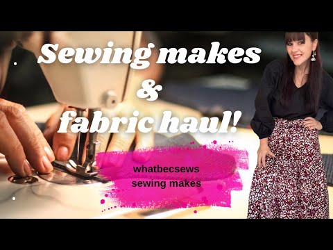 Видео: Все, что я недавно сделала, и ткань