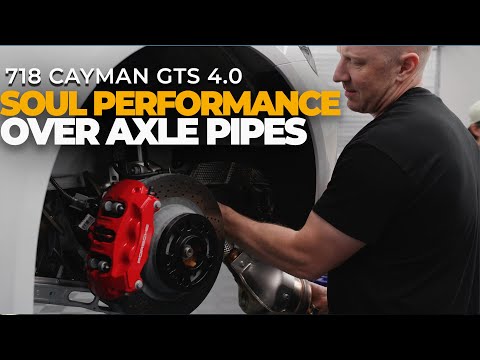 Видео: Гараж: Установка Soul Performance Competition на трубы оси на мой Cayman 718 GTS 4.0