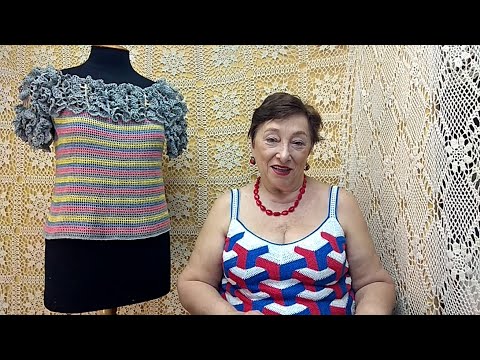 Видео: Топик "Милочка". Мастер-класс по вязанию крючком от О. С. Литвиной.