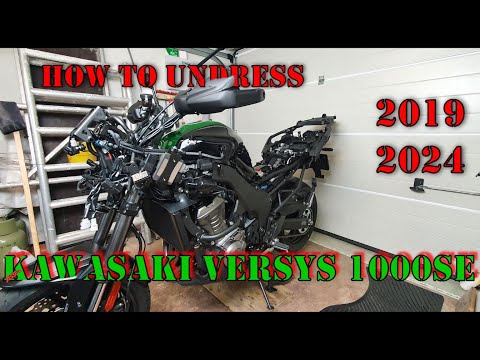 Видео: Как раздеть kawasaki versys 1000 SE 2019 - 2022