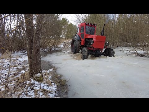 Видео: Первое бездорожье для нашего трактора Т 40АМ!! Что сломалось?