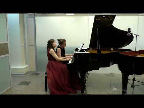 Видео: П. Чайковский - С. Рахманинов, Адажио из балета "Спящая Красавица". Исполняют Ольга и Ксения Кемовы.