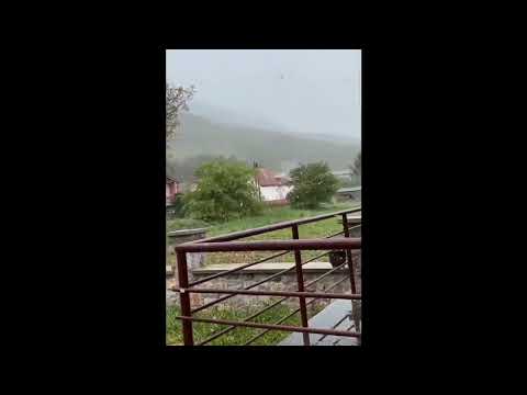 Видео: Снег во април 21.04.2024 - село Лешани, Дебрца (видео Стевчо Недески)