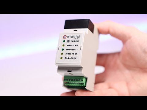 Видео: RPi-RTC-PoE. Raspberry + ZigBee на DIN-рейку!