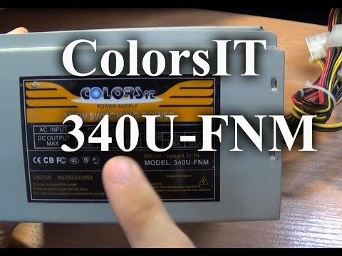 Видео: Ремонт ATX БП COLORSit 340U-FNM. Электролитические предатели.