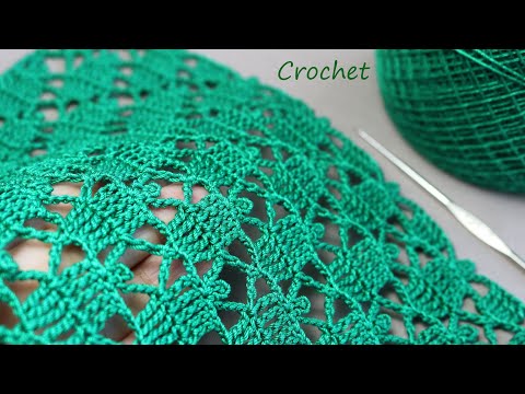 Видео: Ажурный УЗОР крючком ВСЕГО 2 ряда! ЛЕГКОЕ ВЯЗАНИЕ ДЛЯ НАЧИНАЮЩИХ  EASY Pattern Crochet for beginners