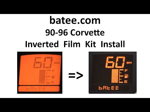Видео: Corvette 90-96 — приборная панель с инвертированной поляризационной пленкой (2023) от batee.com