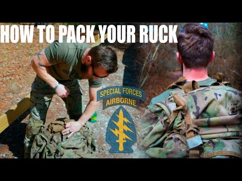 Видео: Как упаковать рюкзак: подготовка SFAS | Green Beret