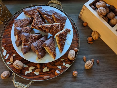 Видео: Ореховые уголки/ Вкусно, легко и просто/ Nussecken/ Nutkorners