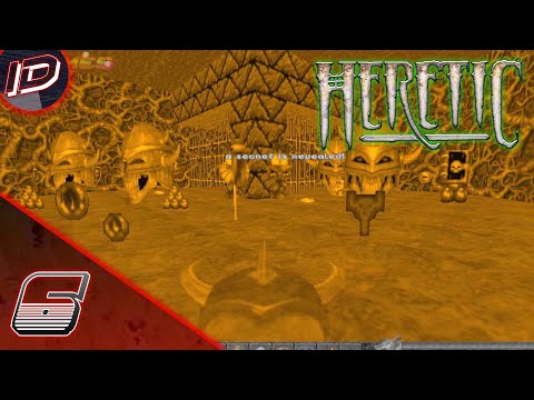 Видео: Heretic 1994 PC Прохождение без комментариев - Часть 6