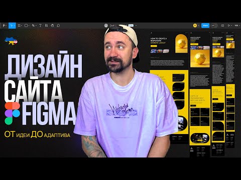 Видео: Дизайн сайта  в Figma | Адаптив сайта