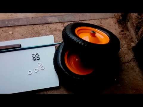 Видео: Тележка для лодочного мотора