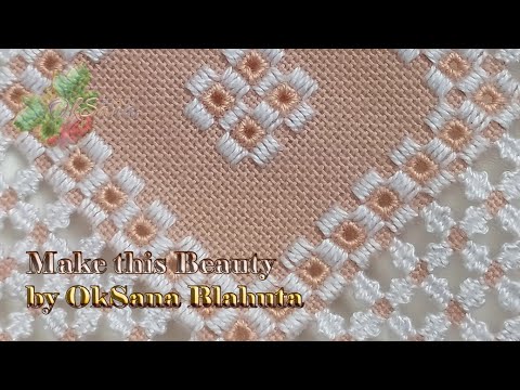 Видео: Петельки "піко" при  вишиванні ХАРДАНҐЕР