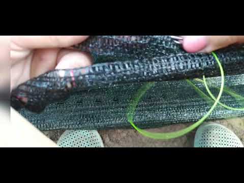 Видео: ЕЖЕВИКА.Сшиваем,натягиваем сетку,спасаем от жары.