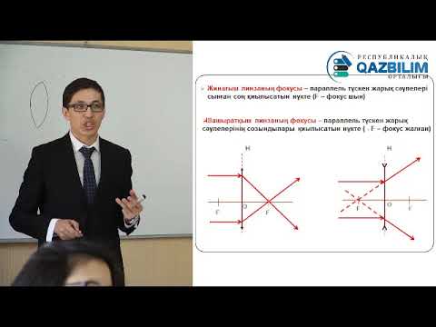 Видео: Физика. Линза. Линзада кескін алу. Жұқа линза формуласы #QAZBILIM #ҰБТ #ЕНТ