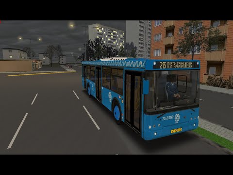 Видео: Автобус № 215 в ОМСИ 2 (2)