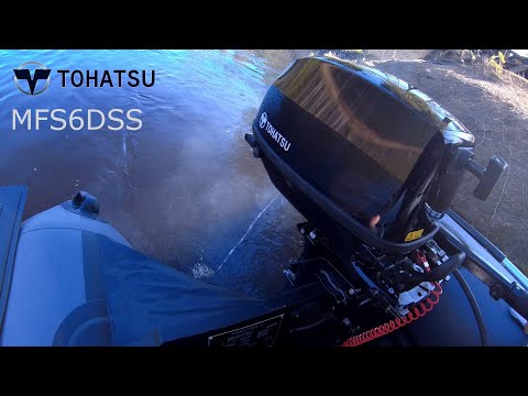 Видео: Tohatsu MFS6D + Yukona 320 НДНД. Обзор. Обкатка. Замер скорости.