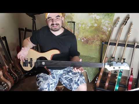 Видео: Быстрое сравнение двух безладовых басов бюджетного сегмента. V- Glorify vs реплика Fodera Ying yang