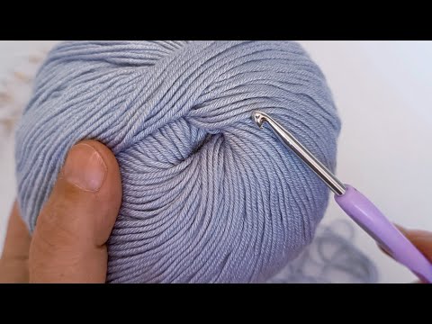 Видео: Забытый узор для вязания крючком. Посмотрите на эту красоту! Вязаный крючком шов