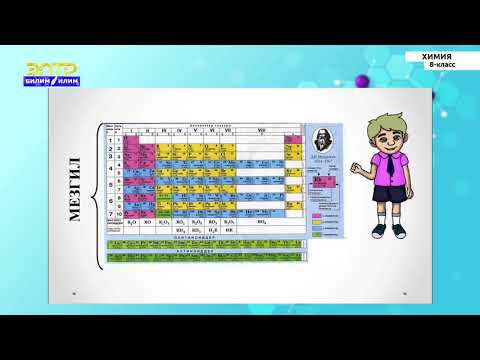 Видео: 8-класс | Химия | Д. И. Менделеевдин мезгилдик закону жана мезгилдик системасы