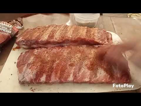 Видео: свиные ребрышки в фольге
