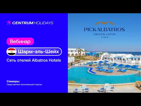 Видео: Вебинар. Египет 2025 - 2026 сеть отелей  Albatros Hotels