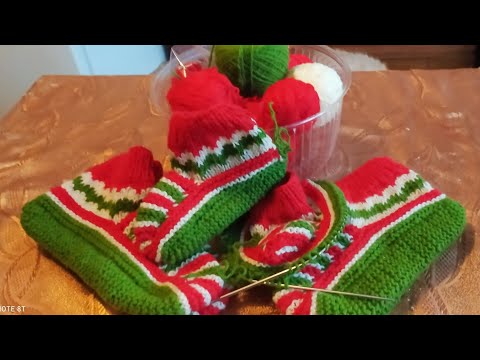 Видео: Вяжу тапочки,.Скоро Новый год!