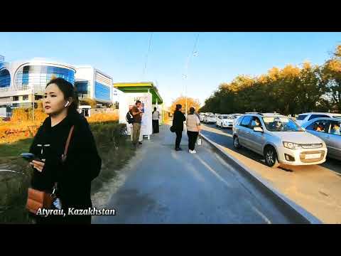 Видео: Walking tour Атырау, Қазақстан. Atyrau, Kazakhstan #insta360x3 #atyrau #kazakhstan