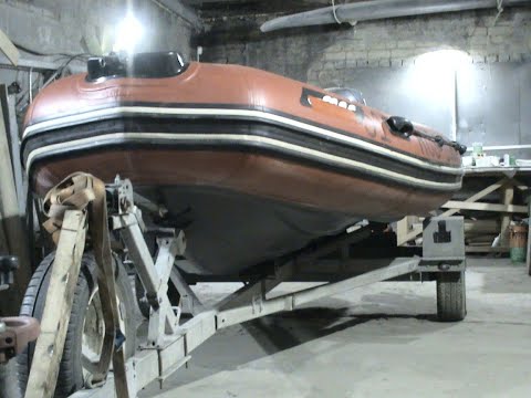 Видео: Ремонт днища РИБ Буревестник 420