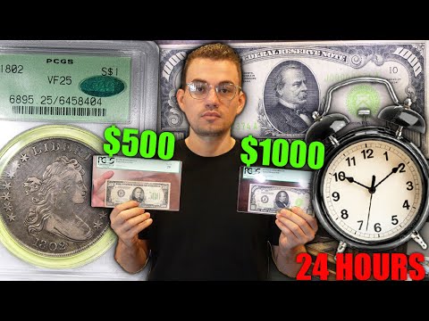 Видео: Мы купили его купюры по 1000 и 500 долларов! (Потратив 40 тысяч долларов за 24 часа)