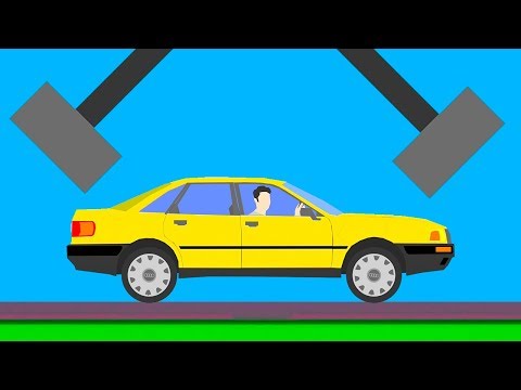 Видео: САМЫЙ МОЩНЫЙ КРАШ ТЕСТ В МИРЕ! ПРОЕХАЛ ЧЕРЕЗ ОГРОМНЫЕ МОЛОТЫ НА ТАЧКЕ! СИМУЛЯТОР РАЗРУШЕНИЯ МАШИН