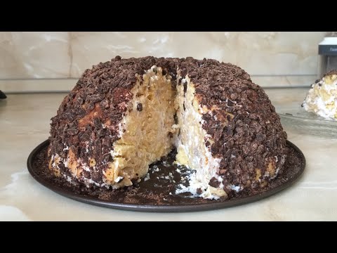 Видео: Торт из печенья без выпечки / Рецепт от Оли Салиховой 13 февраля 2019 г.