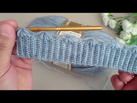 Видео: Sadece 2 sıra! çok basit model Tığ işi yelek etol şal modeli✔️ Crochet stitch Стежок крючком