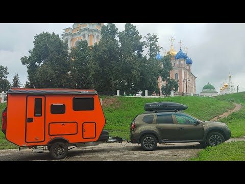 Видео: Полный обзор прицепа автодома Лиса 3400 от компании автокемперпром.