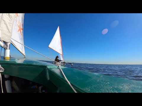 Видео: Мое каноэ на воде - парусный слет ВМК1