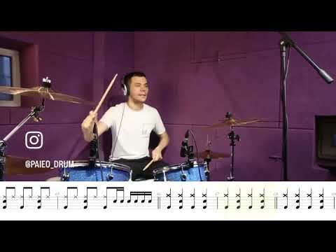 Видео: НЕРВЫ - БАТАРЕИ | drum notes | drum cover #drumcover #drums #батареи #нервы #женямильковский