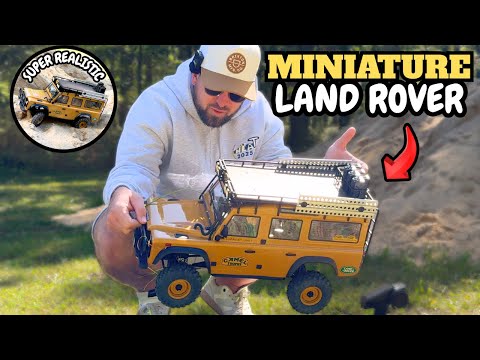 Видео: FMS 1/10 FCX10 Land Rover Camel Trophy RS – самый реалистичный радиоуправляемый гусеничный автомо...