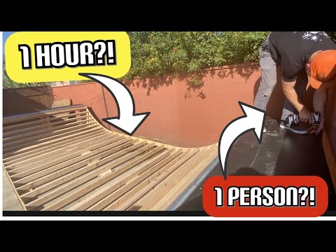 Видео: МОЖЕТ ЛИ ОН САМ ПОСТРОИТЬ ХАФПАЙП ЗА 1 ЧАС?!