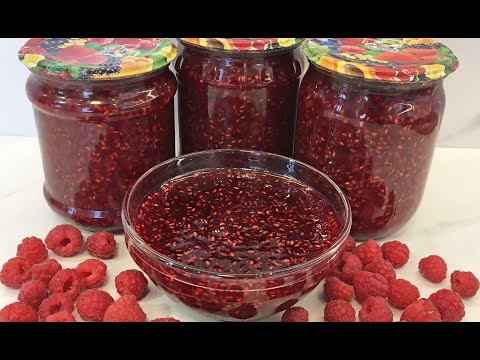 Видео: Быстро и Просто МАЛИНОВОЕ ВАРЕНЬЕ на Зиму ГУСТОЕ и ОЧЕНЬ ВКУСНОЕ!!! / Raspberry Jam Recipe