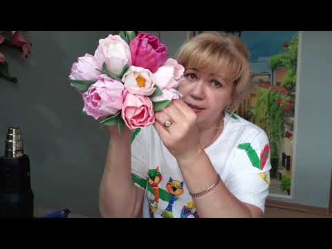 Видео: 2️⃣ часть мастер класса 🌸букет пионов из изолона 🌸светильник 🌸