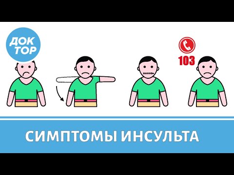 Видео: Признаки инсульта