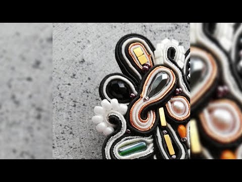 Видео: Как пришить камень к сутажному шнуру. МК для новичков.