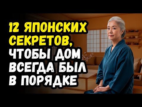 Видео: 12 ЯПОНСКИХ СЕКРЕТОВ, БЛАГОДАРЯ КОТОРЫМ ДОМ ОСТАЁТСЯ В ПОРЯДКЕ БЕЗ УСИЛИЙ