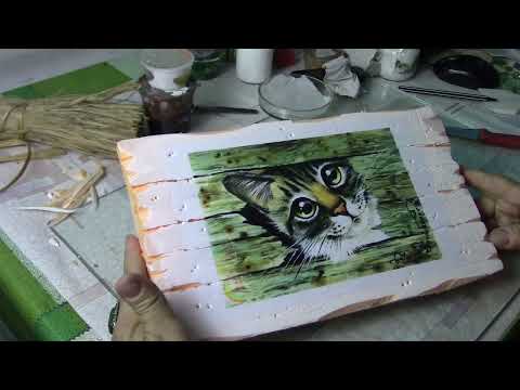 Видео: Имитация старой доски из пеноплекса. ХоббиМаркет