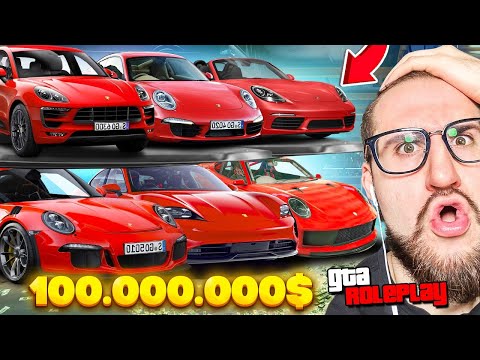 Видео: СОБРАЛ ВСЮ КОЛЛЕКЦИЮ PORSCHE ЗА 100.000.000$! ПОТРАТИЛ ВСЕ ДЕНЬГИ! (GTA 5 RP)