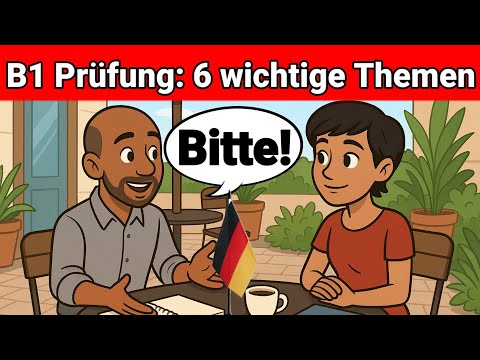 Видео: Устный экзамен по немецкому языку B1 | Совместное планирование/Диалог | 6 важных тем | говорение